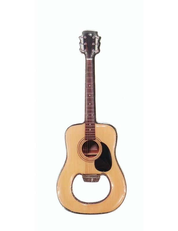 Bottle opener with magnet guitar