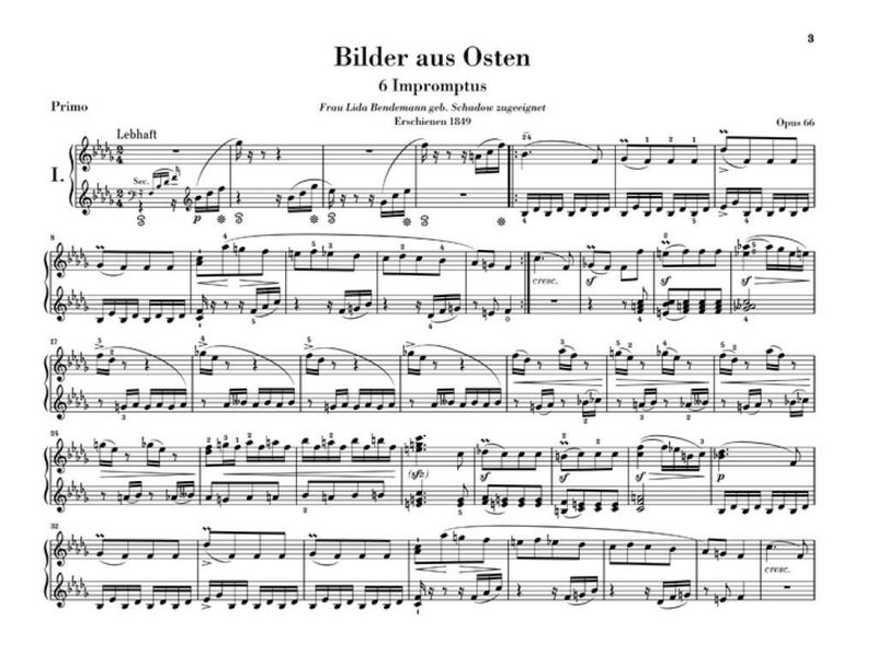 Robert Schumann - Bilder aus Osten op. 66