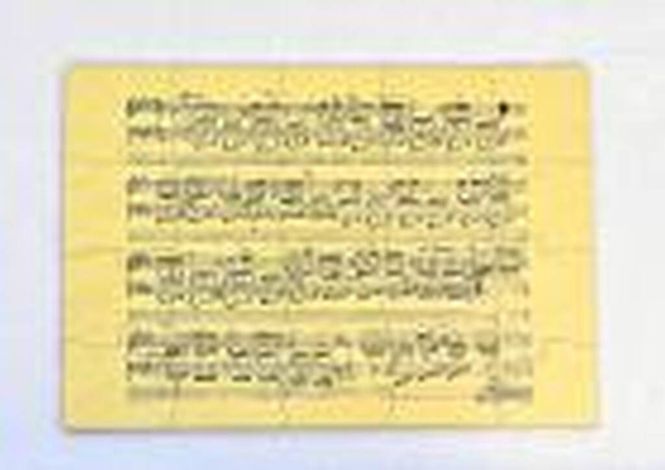 Hovedbilde Magnetic Puzzle With Chopin Autograph And Notes