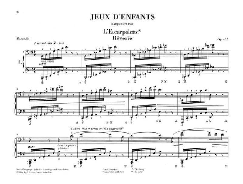 Georges Bizet - Jeux D'Enfants Op. 22