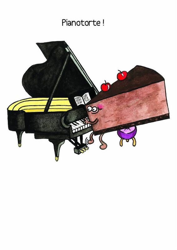 Pianotorte! - Greeting Card