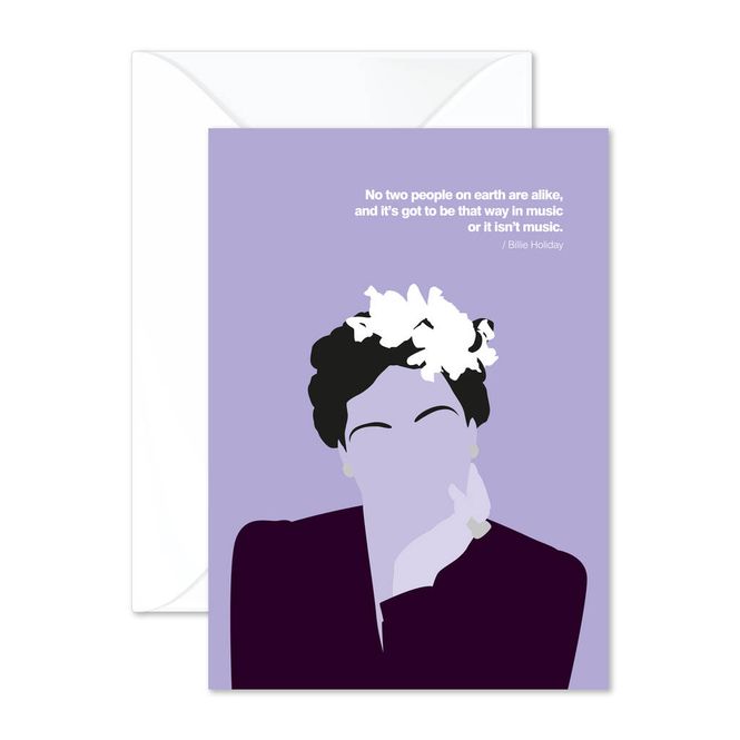 Hovedbilde Billie Holiday Greetings Card