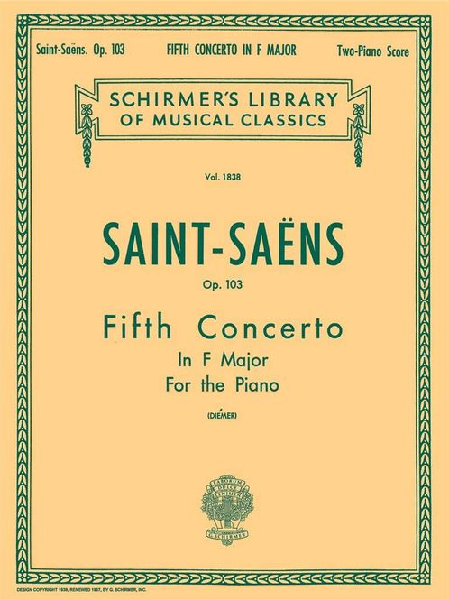 Hovedbilde Camille Saint-Saëns - Concerto No. 5 in F, Op. ...