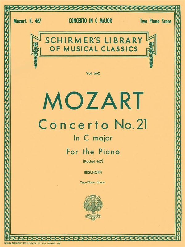 Wolfgang Amadeus Mozart - Concerto No. 21 in C, K.467