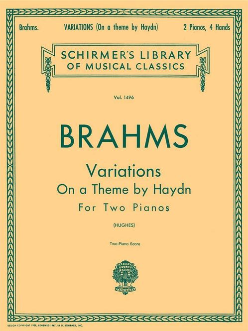 Hovedbilde Johannes Brahms - Variations on a Theme by Haydn, Op. 56b