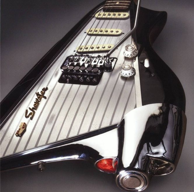 Hovedbilde Chevvy Showster Electric Guitar Greetings Card