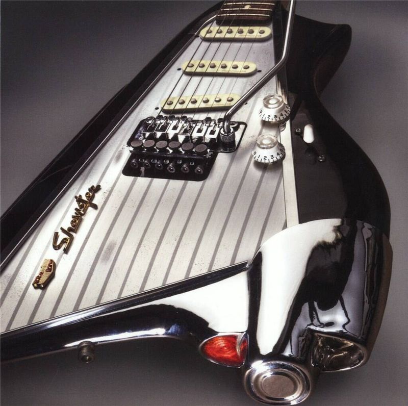 Chevvy Showster Electric Guitar Greetings Card
