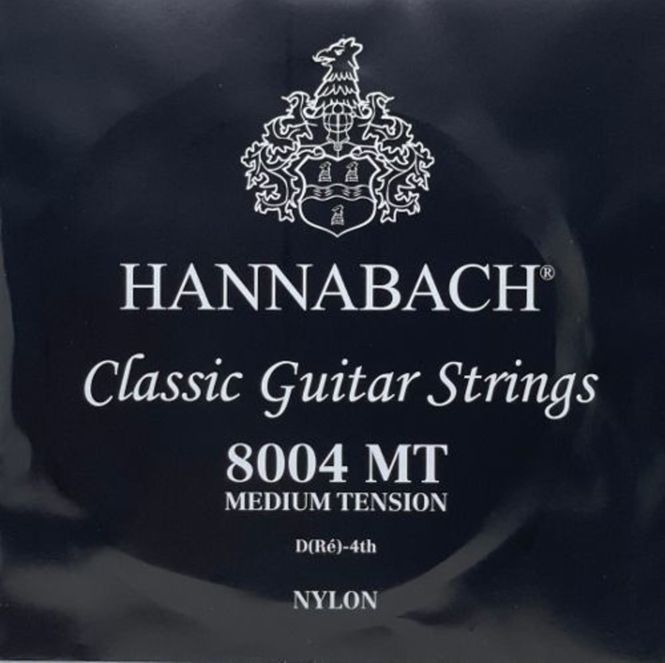 Hovedbilde Hannabach Strings for classic guitar Serie 800 Medium tension Silver plated D4w