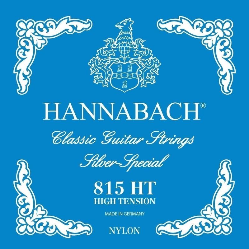 Hannabach Strings for classic guitar Serie 815 High tension Silver special Set of 3 treble