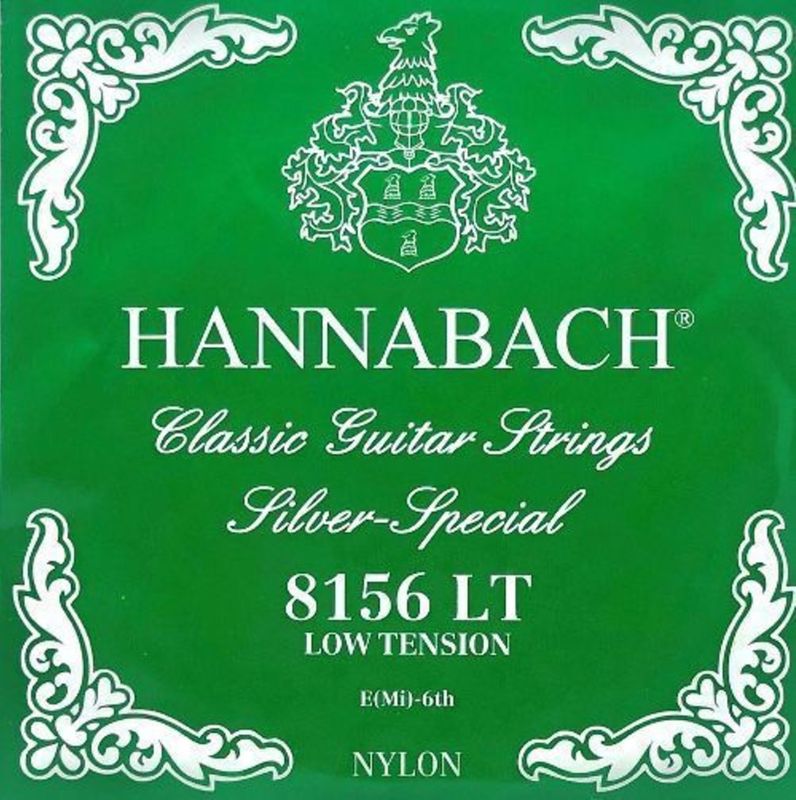 Hannabach Strings for classic guitar Serie 815 Low tension Silver special E6w