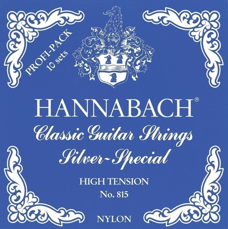 Hannabach Strings for classic guitar Serie 815 Professional pack Silver special 815 ProfiPack High