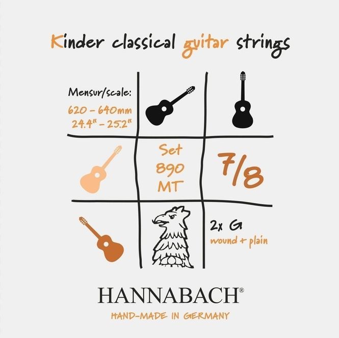 Hovedbilde Hannabach Strings for classic guitar Serie 890 ...