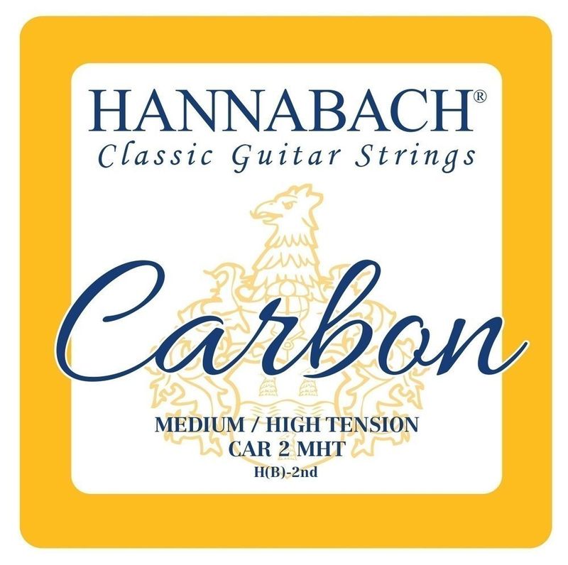 Hannabach Strings for classic guitar CARBON Medium/High tension Discant H/B2