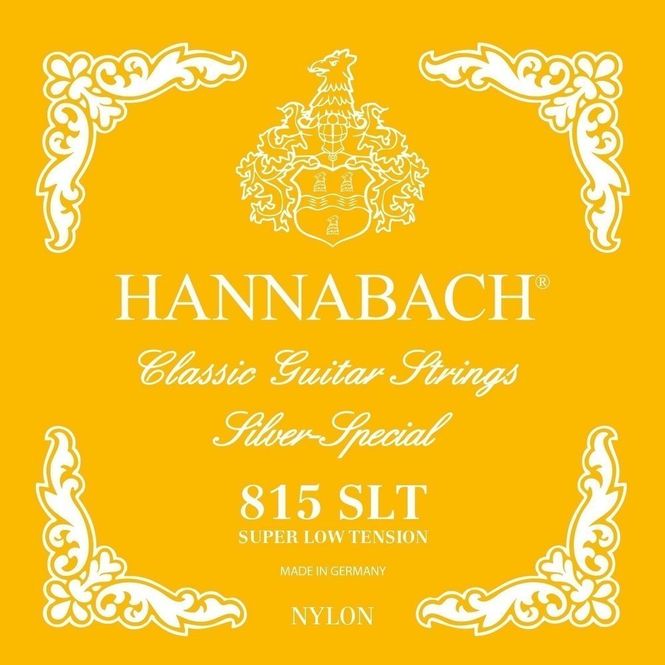 Hovedbilde Hannabach Strings for classic guitar Serie 815 Super Low Tension Silver special Set of 3 treble