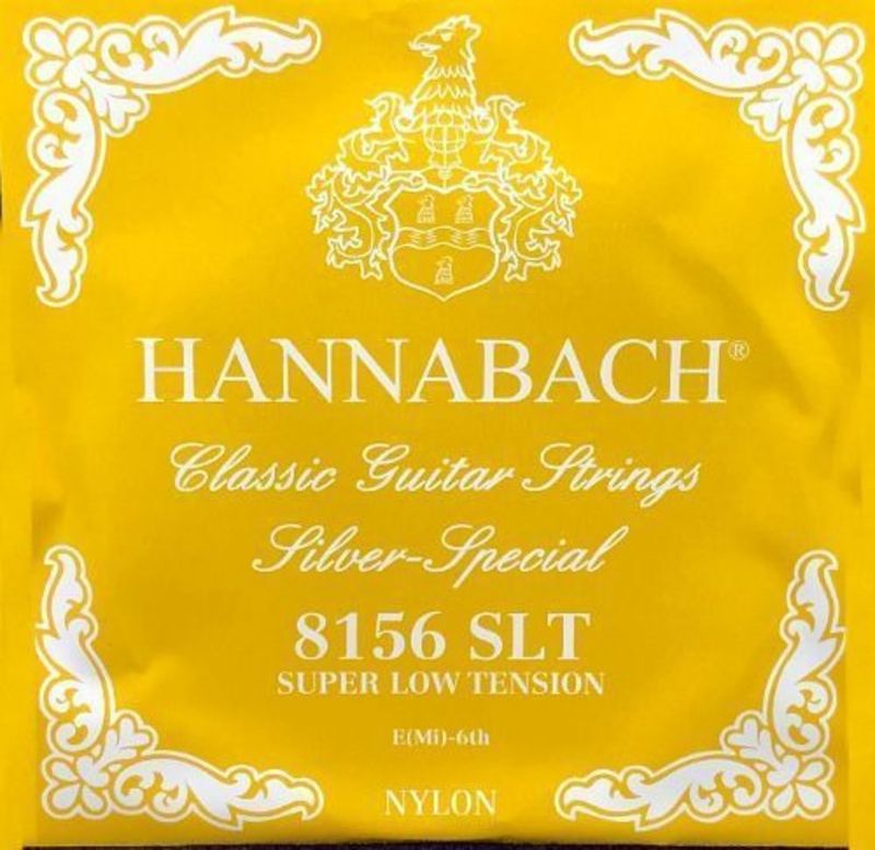 Hannabach Strings for classic guitar Serie 815 Super Low Tension Silver special E6w