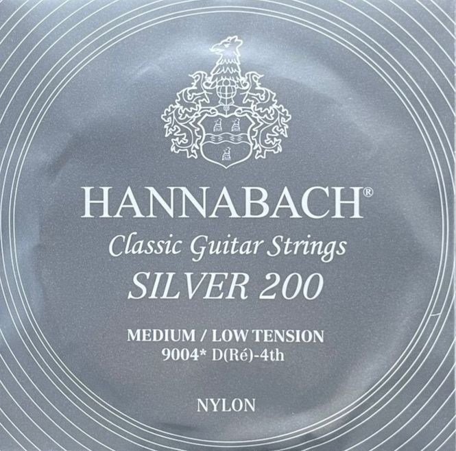 Hovedbilde Hannabach Strings for classic guitar Series 900 Medium/Low Tension Silver 200 D4w