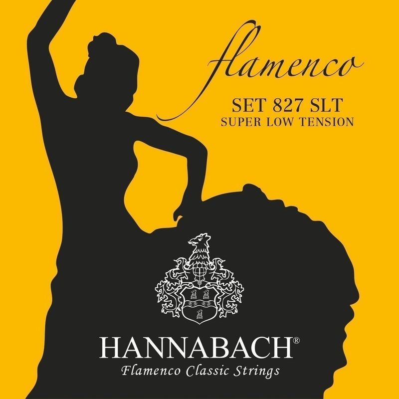 Hannabach Strings for classic guitar Serie 827 Super Low Tension Flamenco Set of 3 treble