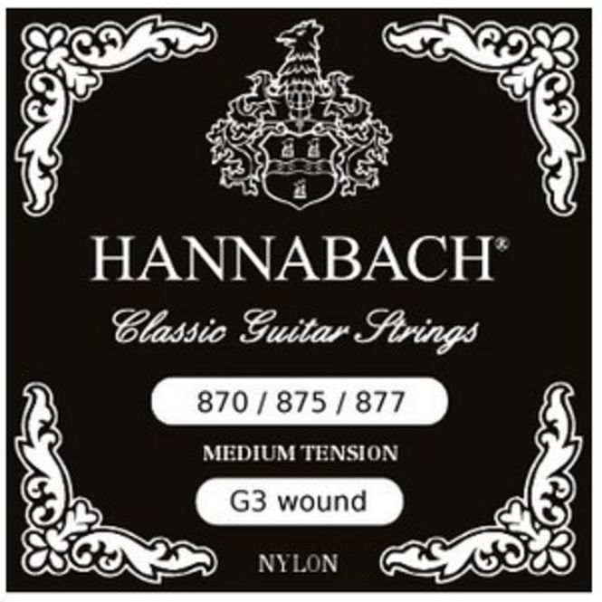 Hovedbilde Hannabach Strings for classic guitar G/3 Nylon ...