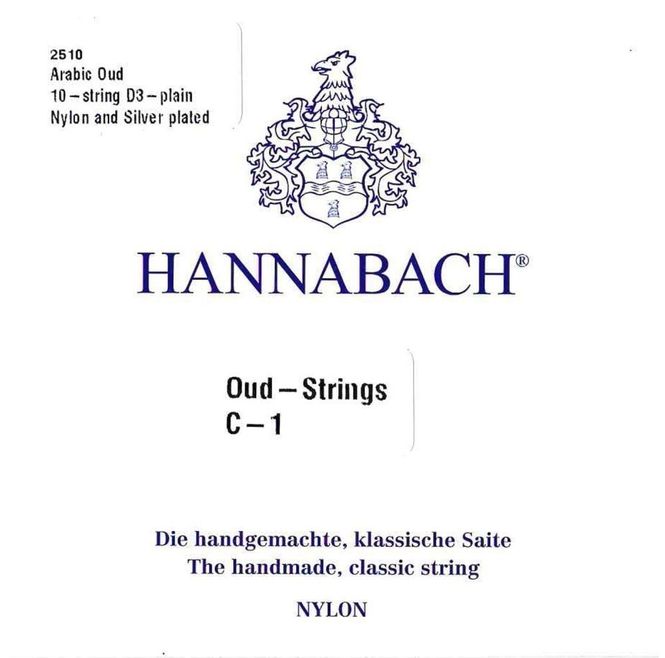 Hovedbilde Hannabach Oud strings Arabic Aoud Nylon 10-string