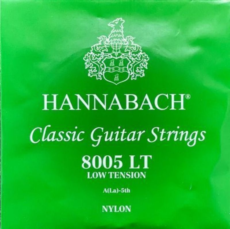 Hannabach Strings for classic guitar Serie 800 Low tension Silver plated A5w