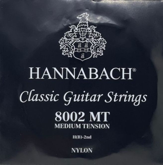 Hovedbilde Hannabach Strings for classic guitar Serie 800 Medium tension Silver plated H/B2