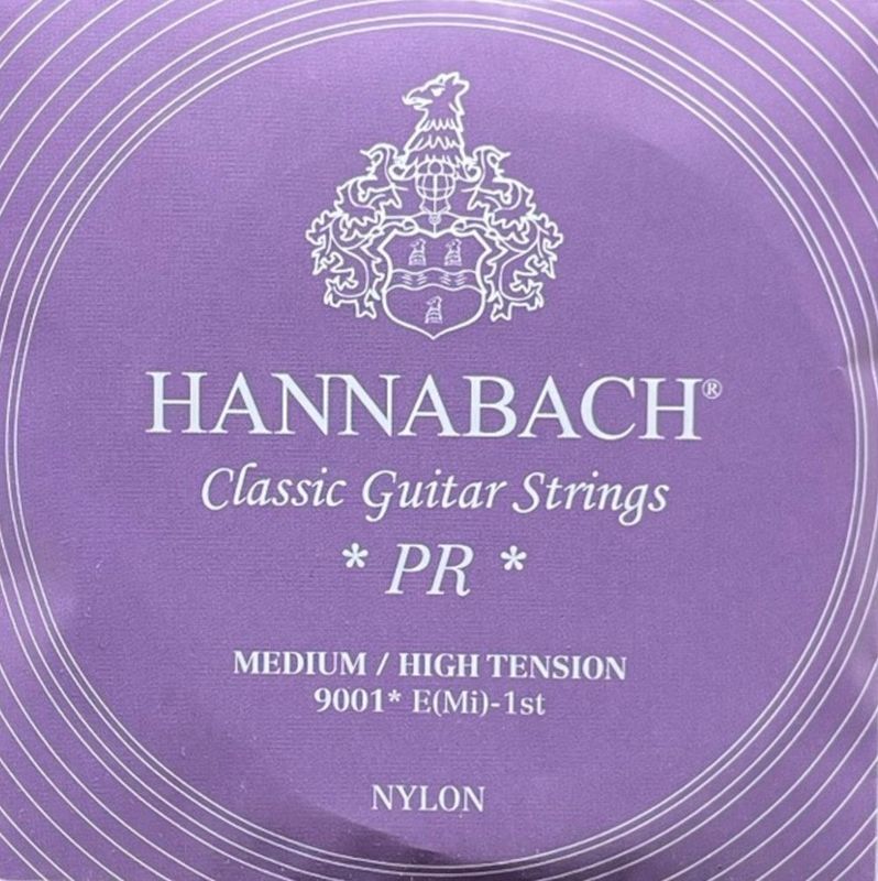 Hannabach Strings for classic guitar Series 900 Medium/High Tension Silver 200 E1