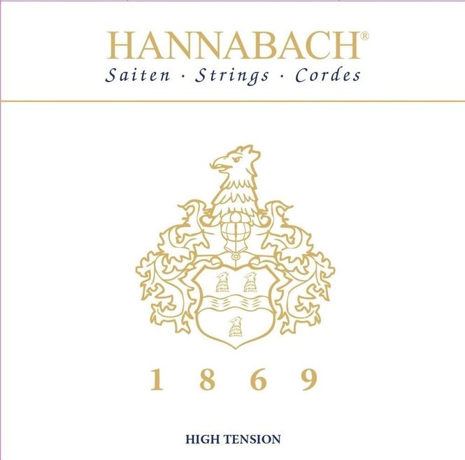 Hovedbilde Hannabach Strings for classic guitar Serie 1869 Carbon/Gold HT 3pc Bass Set