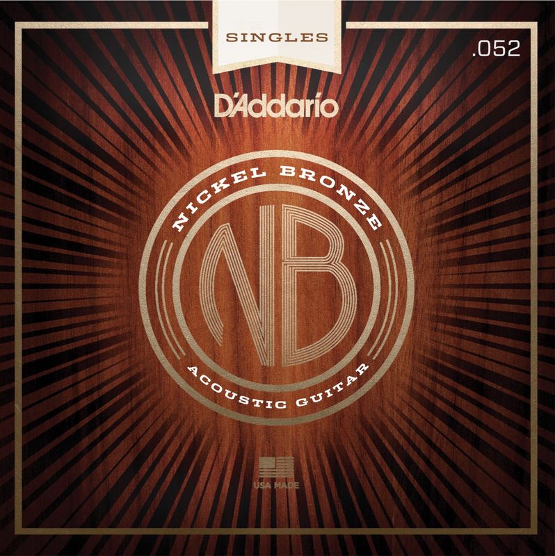 D'Addario NB052 Gitarsträng Nickel Bronze Wound 052