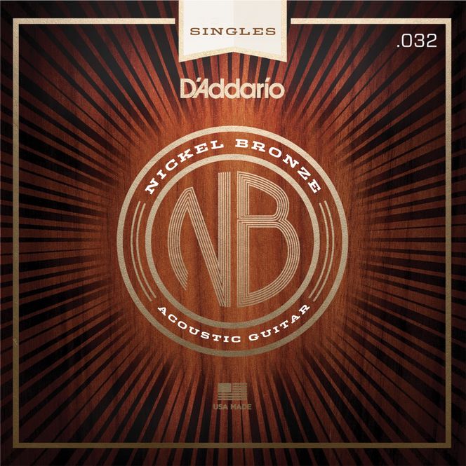 Hovedbilde D'Addario NB032 Gitarsträng Nickel Bronze Wound ...