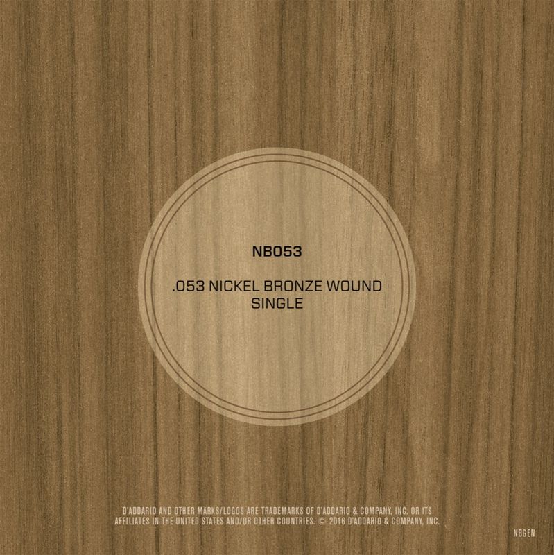 D'Addario NB053 Gitarsträng Nickel Bronze Wound 053