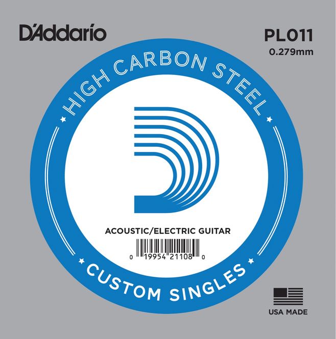 Hovedbilde D'Addario PL011 Gitarsträng Electric/Acoustic ...