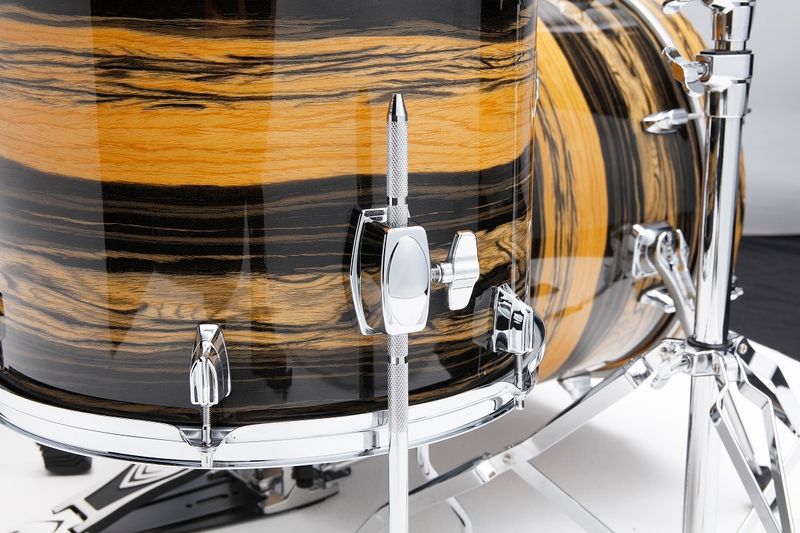 Tama CK48S-NET Superstar Classic MA 4-del Shell-kit, Natural Ebony Tiger Wrap