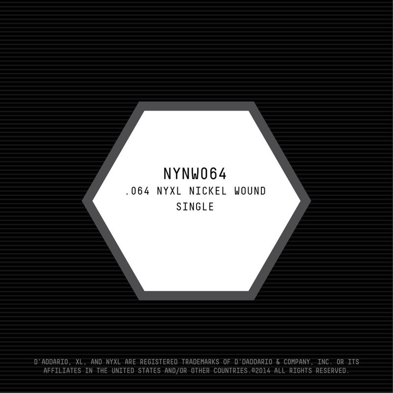 D'Addario NYNW064 Gitarsträng NYXL Nickel Wound 064