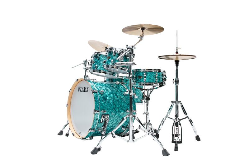 Tama WBR52RZS-TQP SC Walnut/Birch 5-shellkit (10,12,14,16,22), Turquoise Pearl
