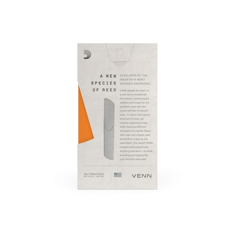 D'Addario VAS0130G2 D'Addario VENN rörblad Altsax 3.0