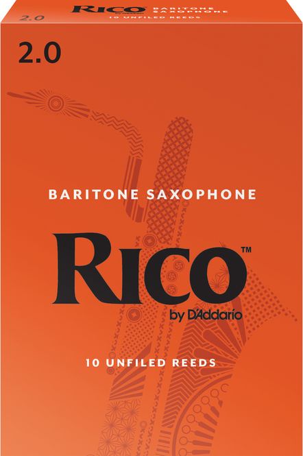Hovedbilde D'Addario RLA1020 Rörblad Rico Baritone-sax 10-p. 2