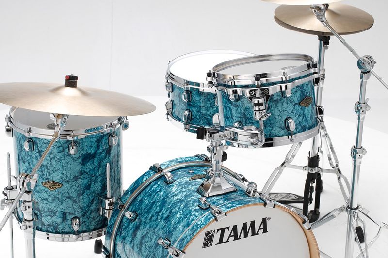 Tama WBR30RS-TQP SC Walnut/Birch 3-shellkit (12,14,20), Turquoise Pearl