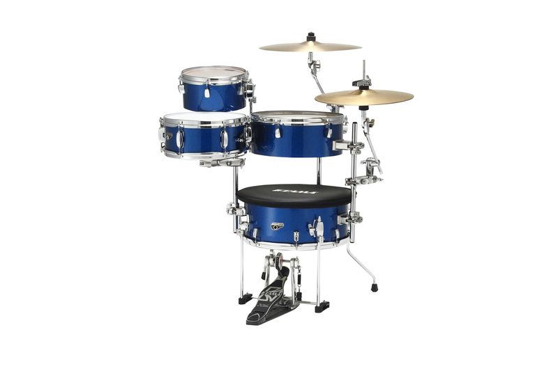 Tama CJB46-ISP Coctail-JAM Shell Kit med pedal och bag, Indigo Sparkle