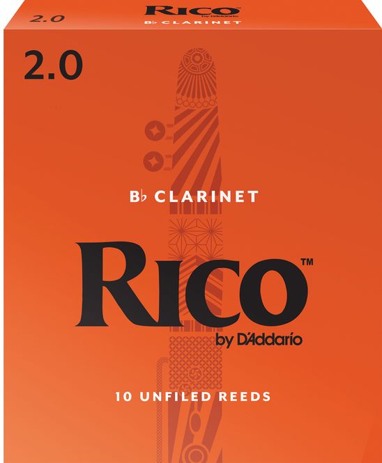 Hovedbilde D'Addario RCA1020 Rörblad Rico Bb-Klarinett 10-p. 2