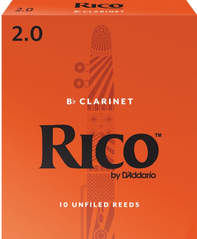 D'Addario RCA1020 Rörblad Rico Bb-Klarinett 10-p. 2