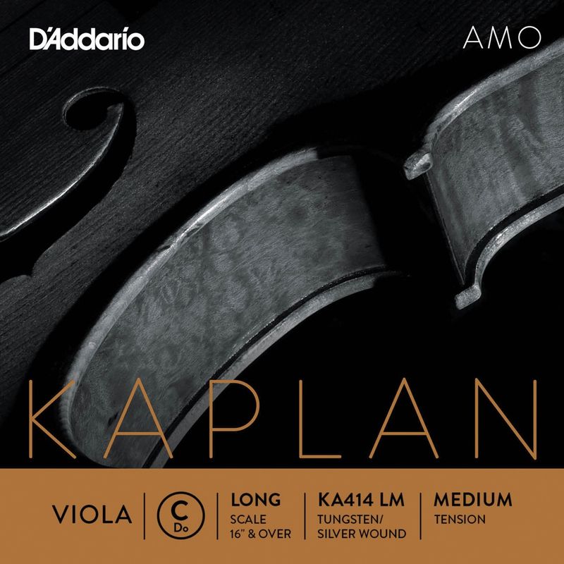 Daddario Orchestral KA414 LM Kaplan Amo Viola C Long /Medium Tension