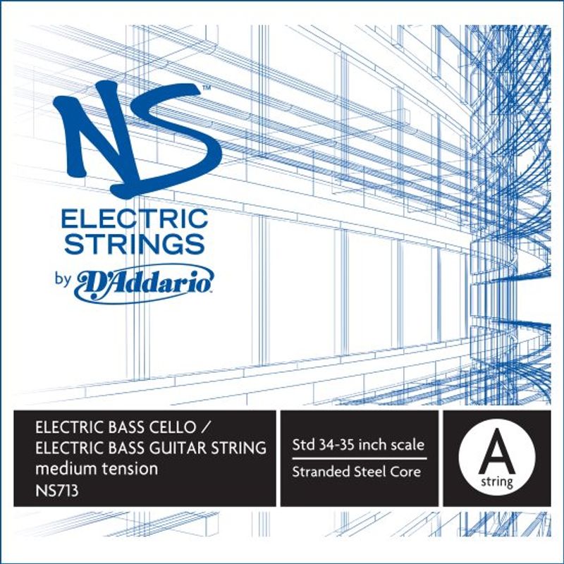 Daddario Orchestral NS713 NS Electric OmniBass A 34'' /Medium Tension