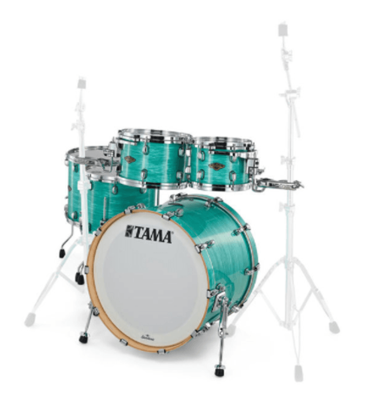 Tama WBR52RZS-SGS SC Walnut/Birch 5-shellkit (10,12,14,16,22), Surf Green Silk