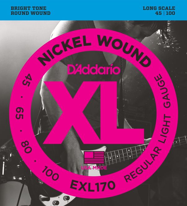 Hovedbilde D'Addario EXL170 Strängset Elbas Nickel Wound 045 ...