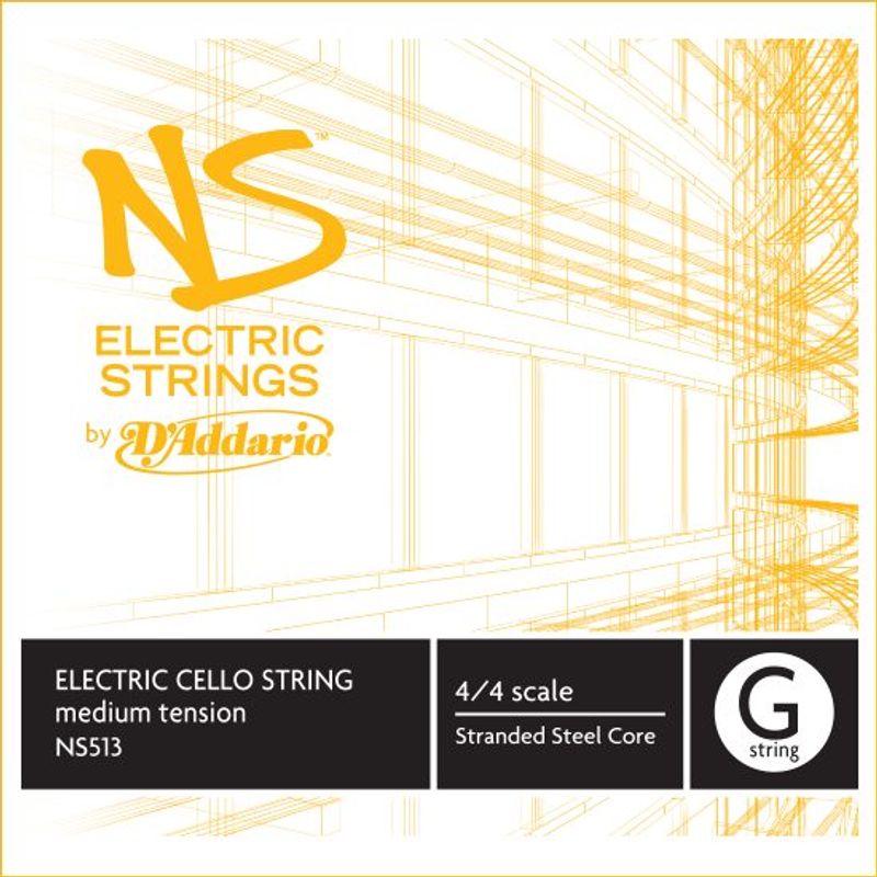 Daddario Orchestral NS513 NS Electric Cello G 4/4 /Medium Tension
