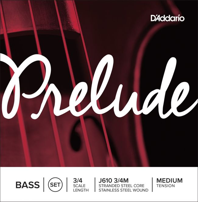 Hovedbilde Daddario Orchestral J610 3/4M Prelude Bas Set 3/4 ...