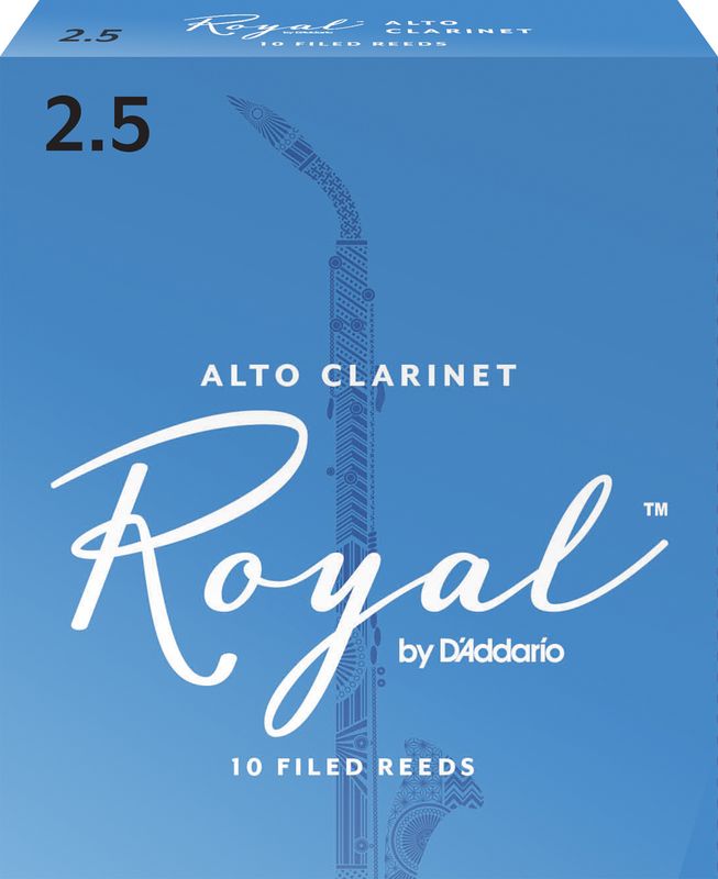 D'Addario RDB1025 Rörblad Royal Alt-Klarinett. 10-p. 2.5