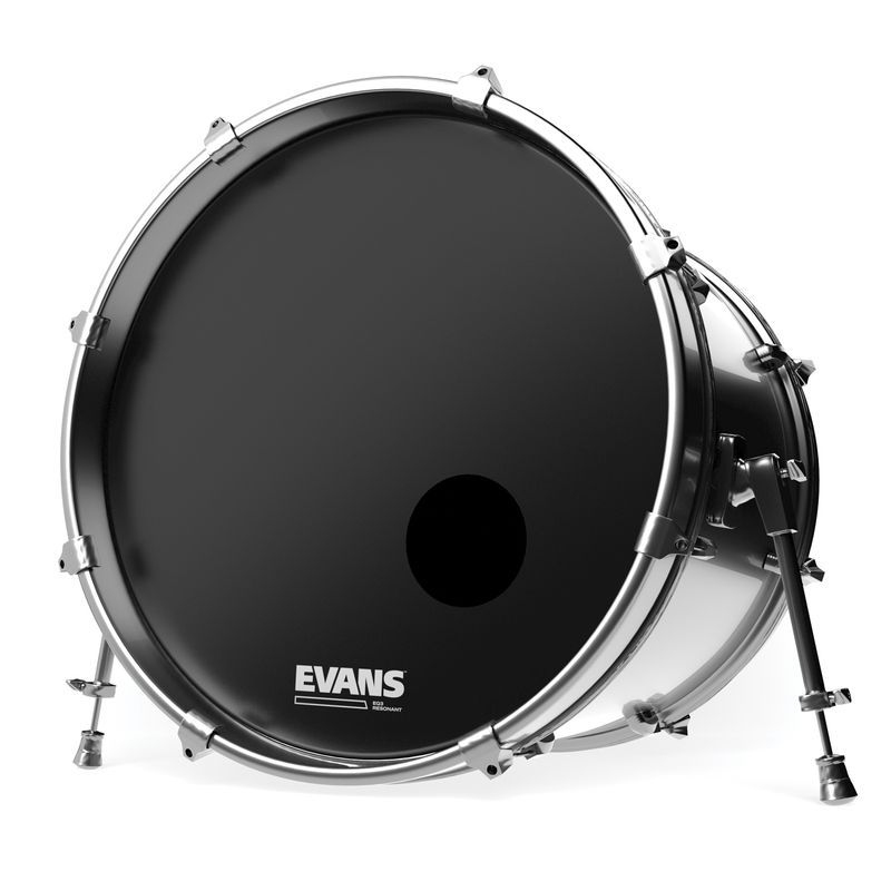 Evans BD24RB 24'' Bastrumskinn EQ3 Resonant Black