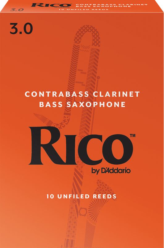 D'Addario RFA1030 Rörblad Rico Kontra-klarinett / Bas-Saxofon 10-p. 3
