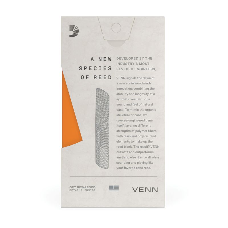 D'Addario VTS01305G2 D'Addario VENN rörblad Tenor-sax 3.0+